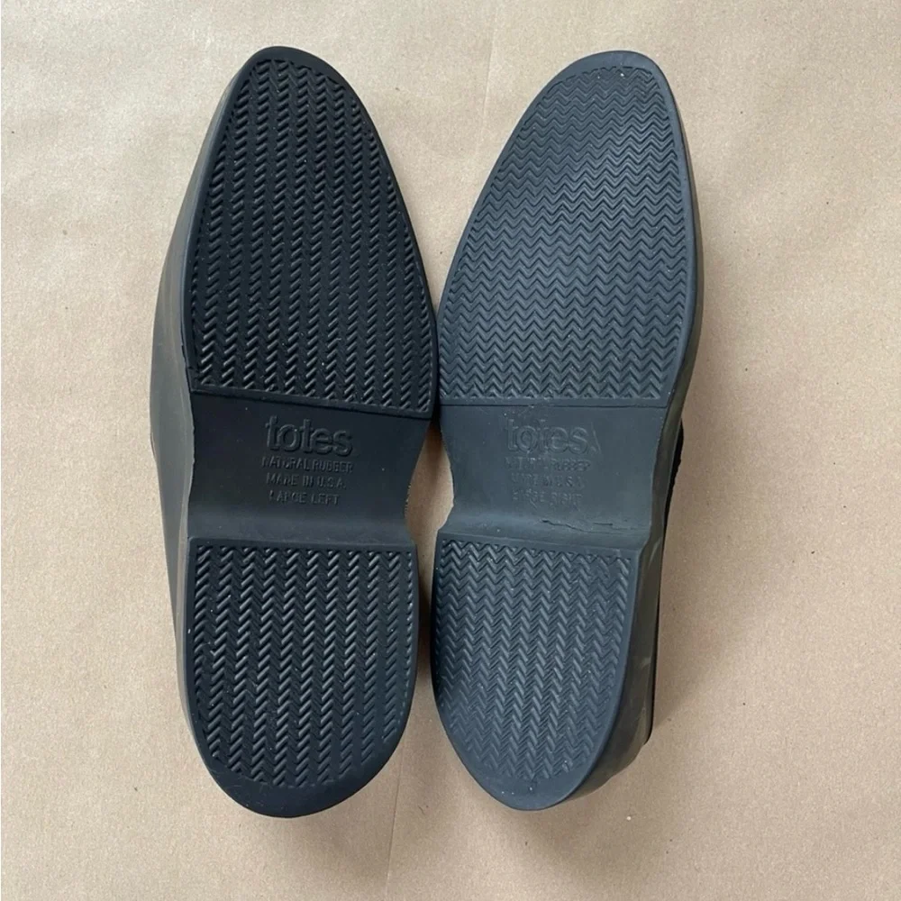 TOTES Natural Black Rubber Men's - Size Large